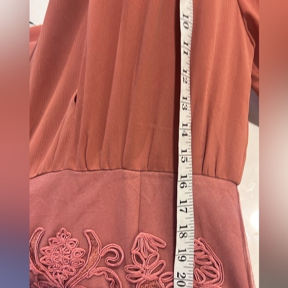 Skylar Rose,ASOS.Rich Mauve, Incredibly Slimming, Embroidered Lace Dress,Size S - Picture 11 of 12